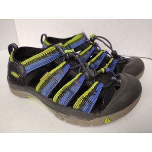 KEEN Sandals Newport H2 Youth Size 4 Waterproof Hiking Water Sport‎ Blue/Green